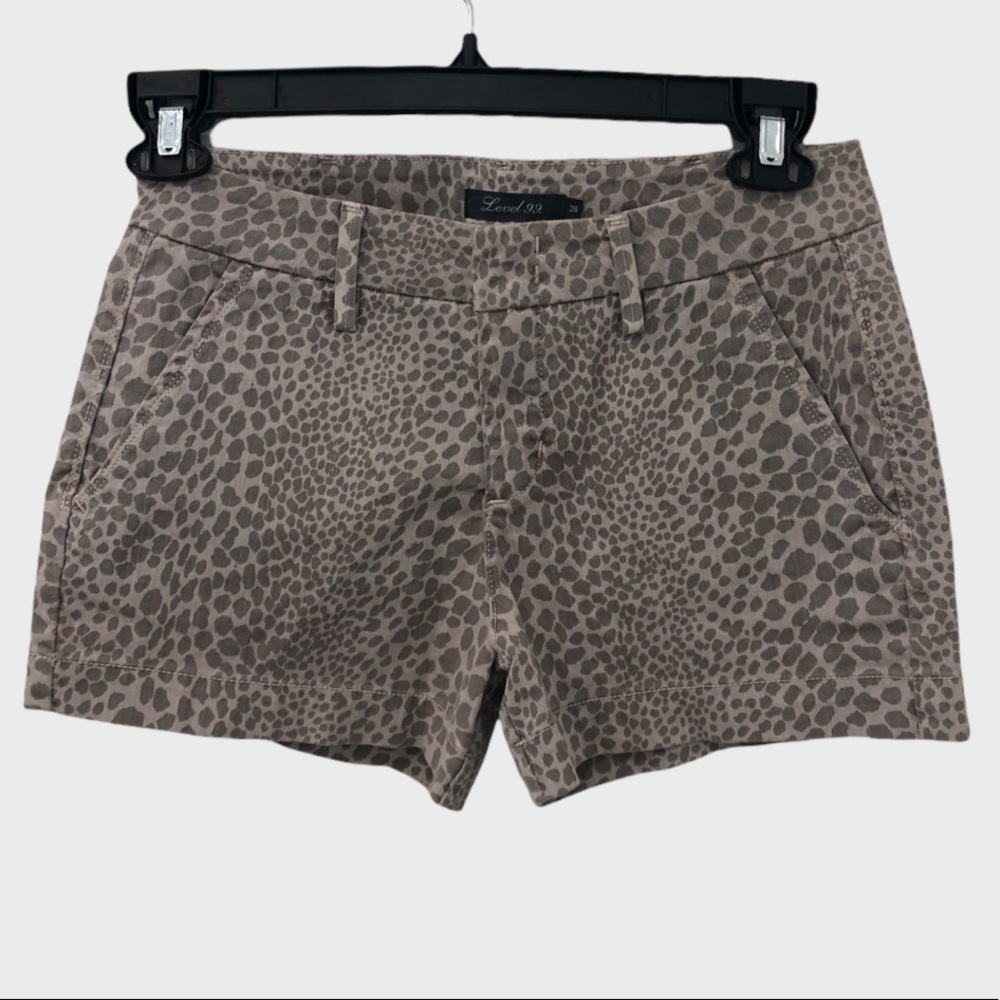 Anthropologie level 99 animal print shorts